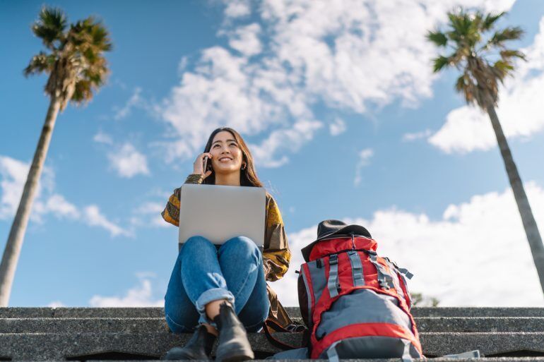 Remote employees have to consider taxes and cost of living before deciding to give up their permanent residence to travel full-time.